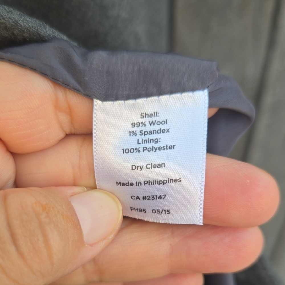 Talbots women  blend 2- piece suits Classic Gray skirt  A-line - Picture 7 of 14